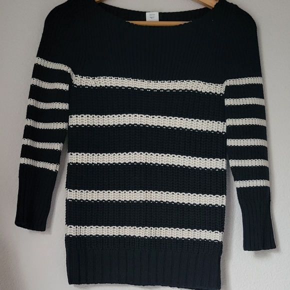 JCREW | Striped 3/4 Sleeve Sweater - Picture 3 of 7